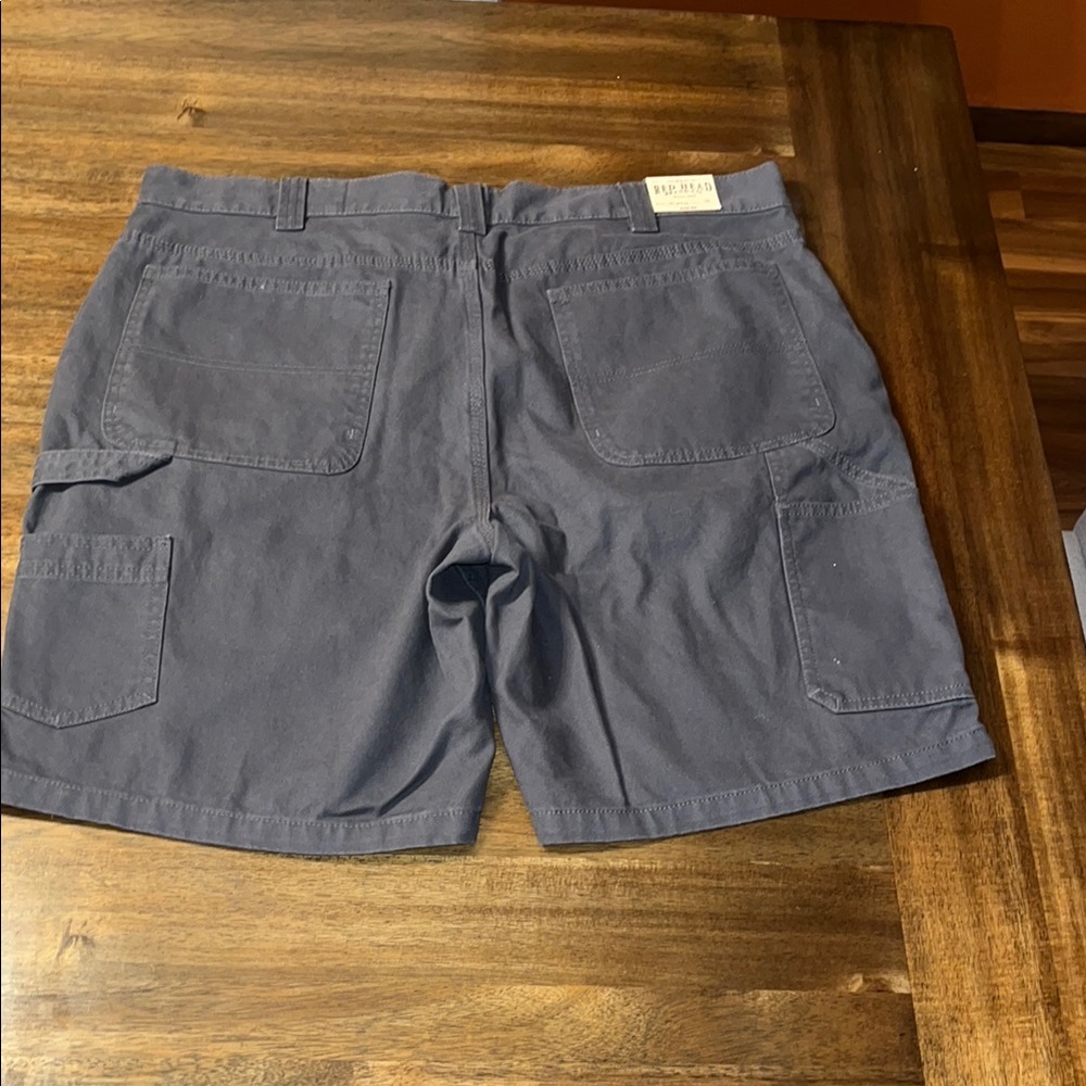 New Red Head brand men’s shorts size 38 RH Canvas  grey